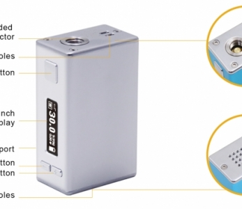 E-sigaret Aspire X30 Rover 2000mAh komplekt